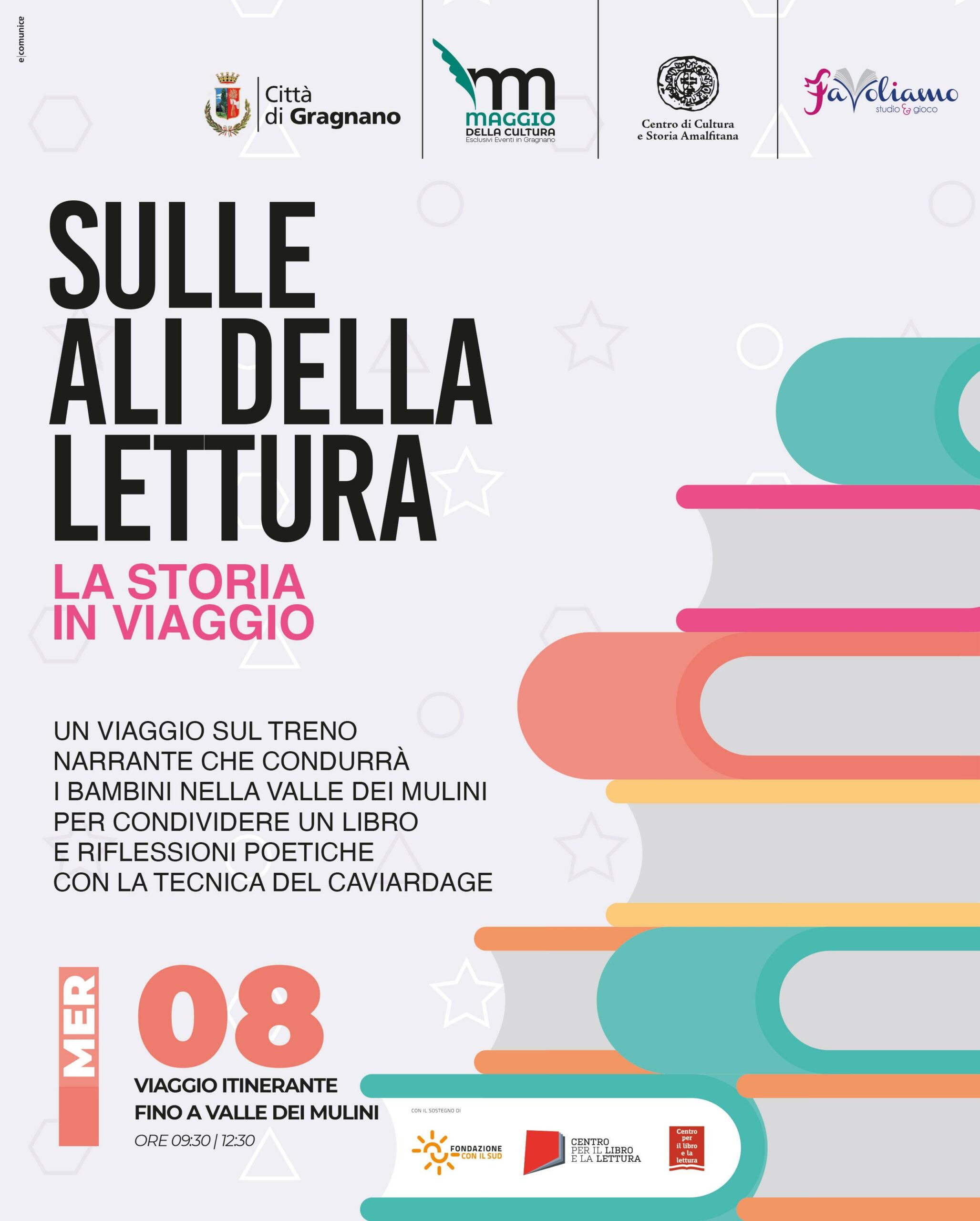 Libri biblioteche e comunità parte a Gragnano il progetto Sulle Ali